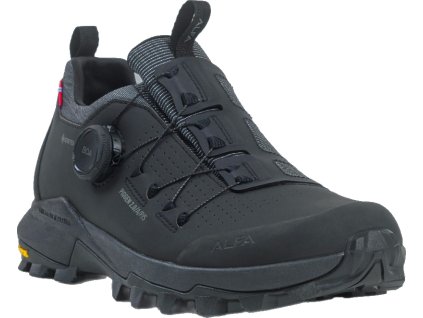 ALFA Herren-Trekkingschuhe PIGGEN 2.0 APS GTX M phantom schwarz - schwarz