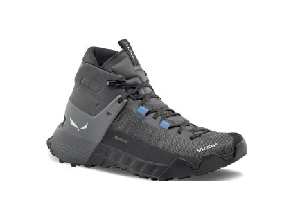 SALEWA Damen-Trekking-Stiefel WILDFIRE NXT MID GTX W alloy/dark olive - grau