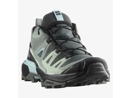 SALOMON Damen-Trekkingschuhe X ULTRA 360 GTX W sedona sage/schwarz/meeresschaum - grau/blau