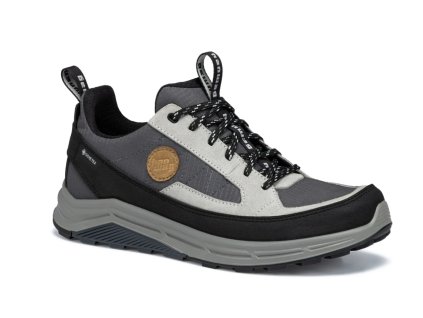 HANWAG Herren-Trekkingschuhe ROTPUNKT LIGHT LOW GTX hellgrau/anthrazit - grau