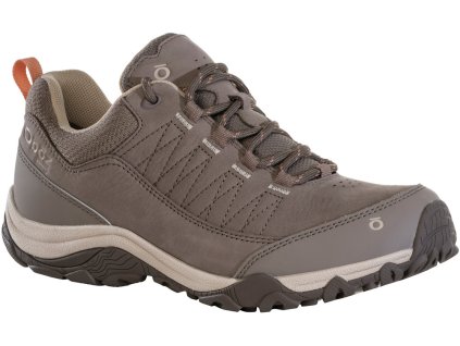 OBOZ Damen-Trekking-Schuhe OUSEL LOW B-DRY WATERPROOF WIDE cinder stone - braun
