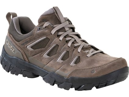 OBOZ Herren-Trekking-Schuhe SAWTOOTH X LOW B-DRY WATERPROOF WIDE classic braun - braun