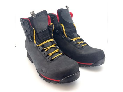BAZAR - ALFA Herren-Trekkingstiefel EGGI ADVANCE GTX M schwarz - schwarz (Farbe Schwarz, Größe EU - komplett 46)