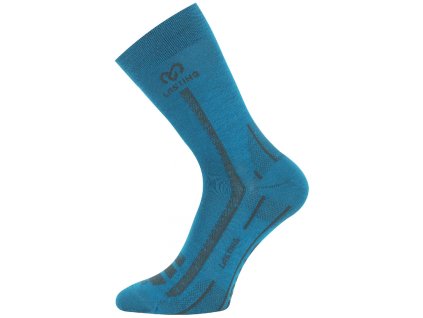 DAUERHAFTE WLS MERINO SOCKEN-BLAU (Größe L)