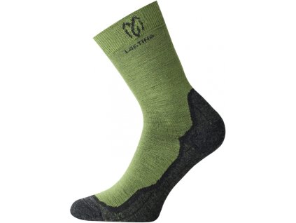 DAUERHAFTE SOCKEN AUS MERINO - GRÜN (Größe L)