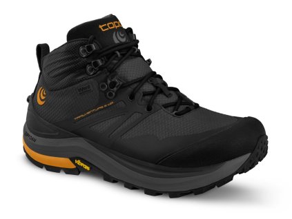 TOPO ATHLETIC Herren-Trekkingschuhe TRAILVENTURE 2 WP anthrazit/orange - schwarz (Größe EU - komplett 41)