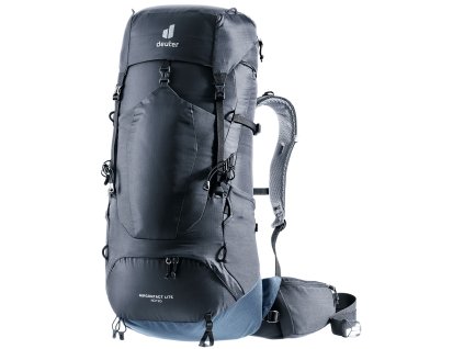 111702 deuter turisticky batoh aircontact lite 40 10 black marine cerny
