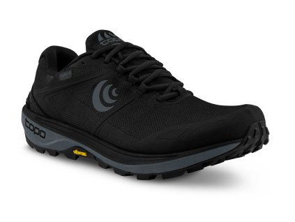 TOPO ATHLETIC Herren TERRAVENTURE 4 WP schwarz/kohle Laufschuhe - schwarz (Größe EU - komplett 40,5)