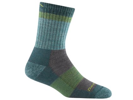 DARN TOUGH Damen Trekkingsocken HIKE/TREK HEADY BETTY MIDWEIGHT MERINO CUSHION MICRO CREW aqua - teal (Größe L)