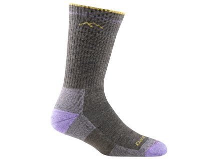 DARN TOUGH Damen Trekkingsocken HIKE/TREK HIKER MIDWEIGHT MERINO CUSHION BOOT taupe - grau (Größe L)
