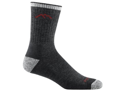 DARN TOUGH Herren Trekkingsocken HIKE/TREK HIKER MIDWEIGHT MERINO CUSHION MICRO CREW schwarz - schwarz (Größe L)