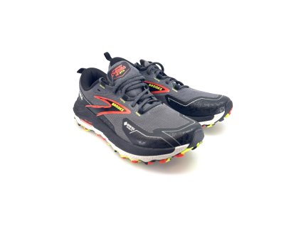 BAZAR - BROOKS Herren Laufschuhe CASCADIA 18 GTX blackened pearl/schwarz/tomato - schwarz (Größe EU - komplett 42,5)