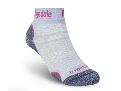BRIDGEDALE Damen Trekkingsocken HIKE ULTRALIGHT MERINO PERFORMANCE ANKLE blau - blau (Größe L)
