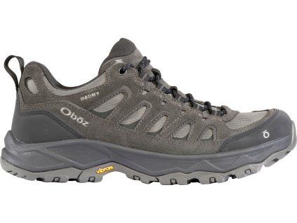 OBOZ Herren-Trekkingschuhe SAWTOOTH ASCENT LOW B-DRY WATERPROOF WIDE anthrazit - grau (Größe EU - komplett 42)