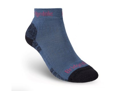 BRIDGEDALE Damen Trekkingsocken HIKE LIGHTWEIGHT MERINO PERFORMANCE ANKLE denim - blau (Größe L)