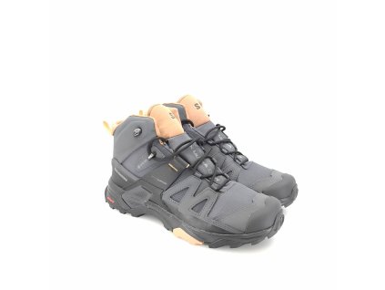 BAZAR - SALOMON Damen Wanderstiefel X ULTRA 4 MID GTX W Ebenholz/Mokka-Mousse/Mandelcreme - schwarz (Größe EU - komplett 41 1/3)