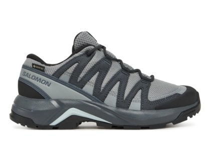 SALOMON Damen Trekkingschuhe X- ADVENTURE RECON GTX W monument/turbulence/ballad blue - grau (Größe EU - komplett 36 2/3)
