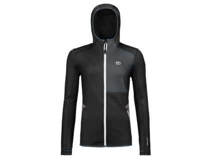 ORTOVOX Women's FLEECE HOODY W's 25 schwarz raven - schwarz (Größe L)