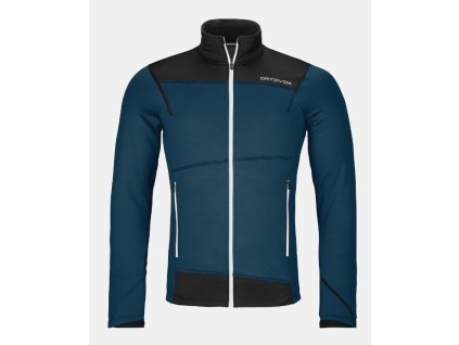 ORTOVOX Herren Jacke FLEECE LIGHT JACKET Tiefsee- blau (Größe L)