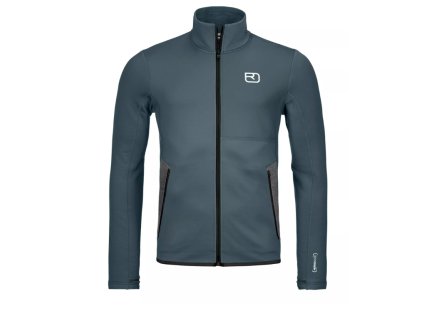 ORTOVOX Herren Kapuzenpulli FLEECE JACKET dunkel arktikgrau - grau (Größe L)