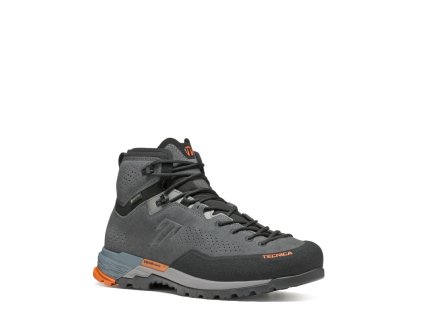 TECNICA Herren-Trekkingschuhe SULFUR MID GTX MS dunkelgrau/orange - grau (Größe EU - komplett 41,5)