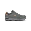 LOWA Damen-Trekkingschuhe RENEGADE EVO GTX LO Ws WIDE graphite/apricot - grau