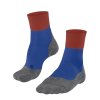 FALKE Herren TREKKING TK2 EXPLORE SHORT COOL kobaltblaue Socken - blau