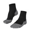 FALKE Men's TREKKING TK5 SHORT COOL schwarz-mix Socken - schwarz/grau