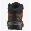 SALOMON Herren-Trekkingstiefel X ULTRA 360 LEATHER MID GTX blue nights/caramel cafe/grisaille - braun