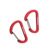 MUNKEES FLAT WIREGATE Flachkarabiner 2Stück - 4x40 mm