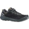 OBOZ Herren-Trekkingschuhe COTTONWOOD LOW B-DRY WATERPROOF schwarz Meer - schwarz
