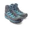 BAZAR - LA SPORTIVA Damen-Trekkingschuhe ULTRA RAPTOR II MID W's GTX carbon/topaz - blau/schwarz (Größe EU - komplett 39,5)