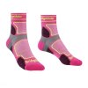 BRIDGEDALE Damen TRAIL RUN ULTRALIGHT T2 COOLMAX SPORT 3/4 CREW Socken Farbton rosa (Größe L)