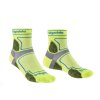 BRIDGEDALE Herren TRAIL RUN ULTRALIGHT T2 COOLMAX SPORT 3/4 CREW gelbe Socken (Größe 40-43)