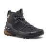 SALEWA Herren-Trekkingstiefel PUEZ 2 MID PTX M schwarz/schwarz - schwarz (Größe EU - komplett 39)