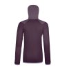 ORTOVOX Women's FLEECE HOODY W's dunkle Waldbeere- lila (Größe L)