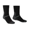 BRIDGEDALE Winter-Trekkingsocken EXPLORER HEAVYWEIGHT MERINO PERFORMANCE BOOT schwarz - schwarz (Größe L)