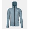 ORTOVOX Damen Softshelljacke SWISSWOOL COL BECCHEI HYBRID JACKET gletschergrau - hellblau (Größe L)