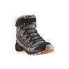 SALOMON Kinder-Winterstiefel XA PRO V8 WINTER WP J Zinn/Schwarz/Pfirsichflaum - grau (Größe EU - komplett 32)