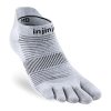 INJINJI RUN LIGHTWEIGHT NO SHOW ULTRA-THIN SOCKS grau (Größe S(37-40))