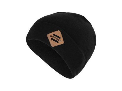 SENSOR ČEPICE MERINO EXTREME      (Barva Černá, Velikost Unisize)
