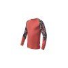 SENSOR muška dugorukavica majica MERINO IMPRESS - terracotta/rush