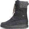 pomar women s reki gore tex felt boot granit felt black waxy leather (1)