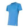 SENSOR MERINO ACTIVE pánské triko kr.rukáv (Barva Modrá, Velikost XXL)
