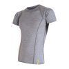 SENSOR MERINO ACTIVE pánské triko kr.rukáv (Barva Šedá, Velikost XXL)