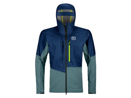 ORTOVOX Jachetă pentru bărbați MESOLA JACKET deep ocean - albastru