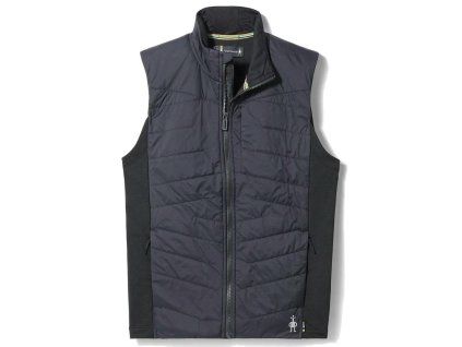 SMARTWOOL Jachetă pentru bărbați SMARTLOFT VEST - negru
