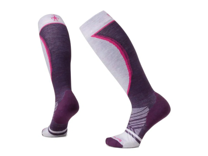 SMARTWOOL W SKI TARGETED CUSHION OVER THE CALF violet iris - violet