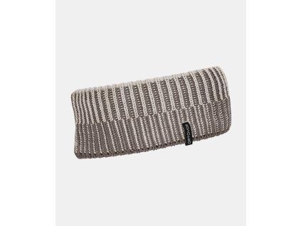 67041 89801 DEEP KNIT HEADBAND dark grey brown B 01