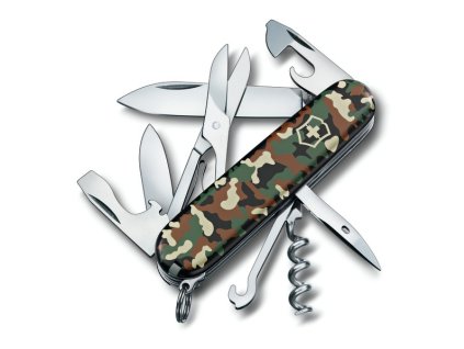 Cuțit de buzunar VICTORINOX CLIMBER CAMOUFLAGE - verde